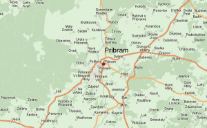 Pribram Map. Courtesy of www.weather-forecast.com.